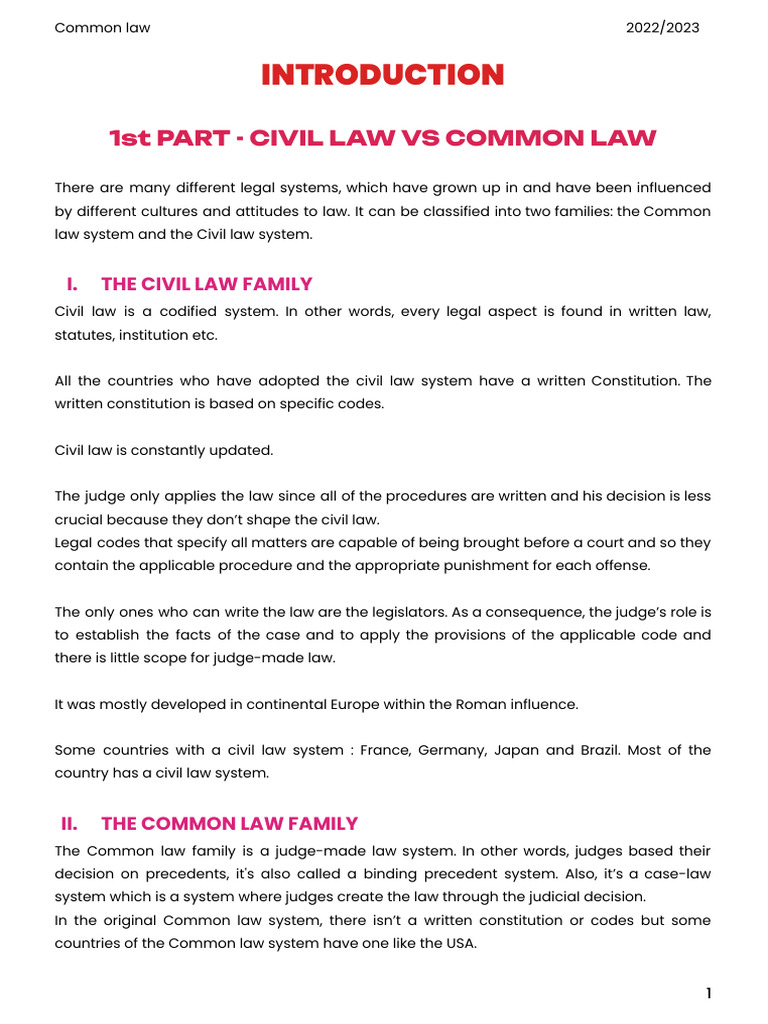 Common Law Pdf